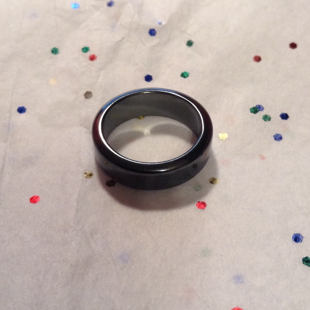 Hematite Thick Ring
